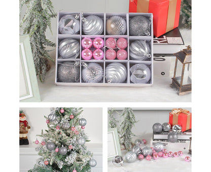 26Pcs Christmas Tree Balls Adorable Exquisite Prop-Silver V1263-JX-431