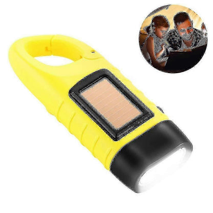 Solar Flashlight Emergency LED Handheld Mini Rechargeable Torch Light V1263-JX-4314
