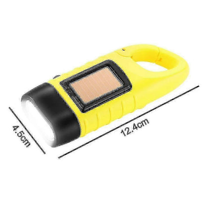 Solar Flashlight Emergency LED Handheld Mini Rechargeable Torch Light V1263-JX-4314