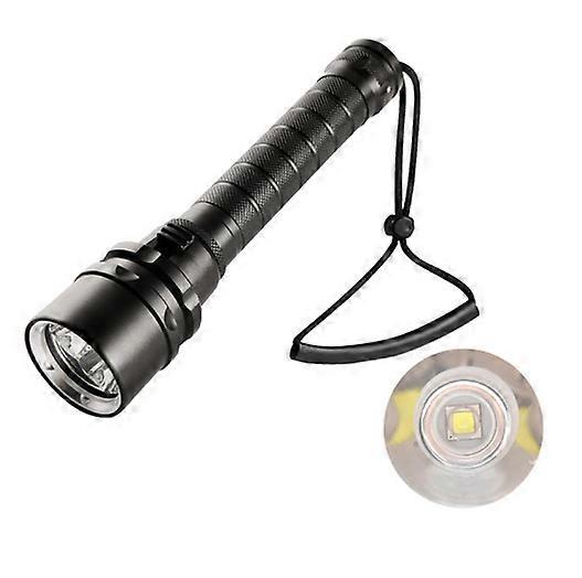 IPX8 Waterproof Amphibious LED Flashlight Lightweight Diving Torch for Outdoor Activities V1263-JX-4320