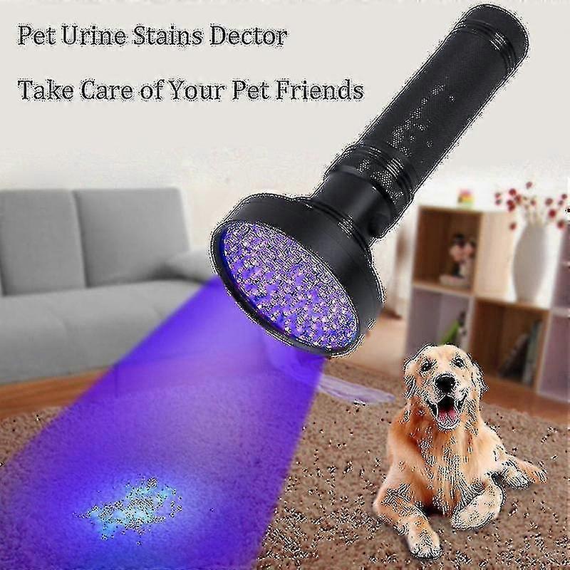 51 LED UV Flashlight Purple Light Torch for Pet Stain Detection and Inspection V1263-JX-4326