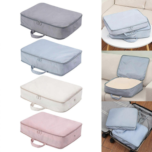 Luggage Compression Packing Cubes with Double Zipper - Size L Storage Bags V1263-JX-4331