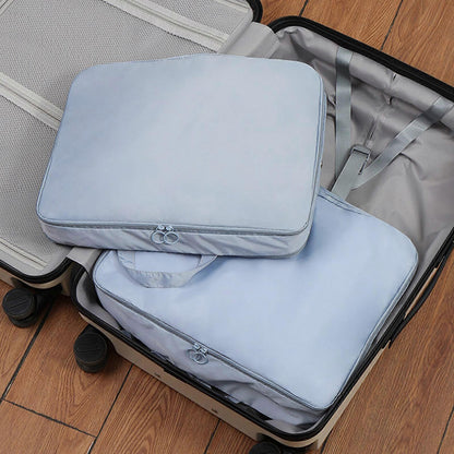 Luggage Compression Packing Cubes with Double Zipper - Size L Storage Bags V1263-JX-4331