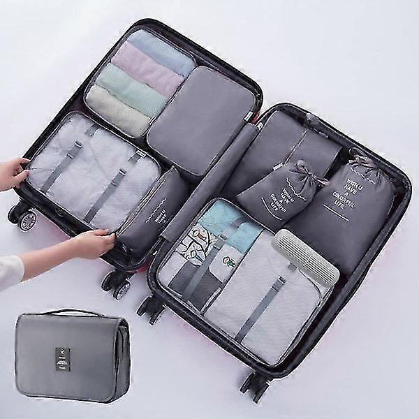 7pcs Travel Packing Cubes for Suitcases Travel Organizer Bag Set V1263-JX-4333