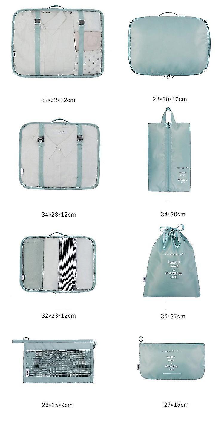 Packing Cubes for Travel Luggage Organization - Multipurpose Set V1263-JX-4337