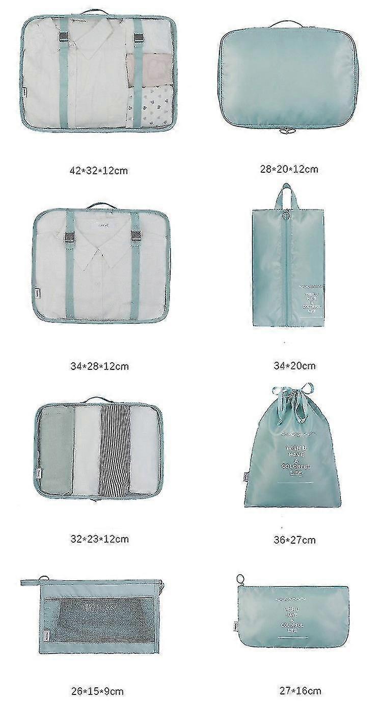Packing Cubes for Travel Luggage Organization - Multipurpose Set V1263-JX-4338