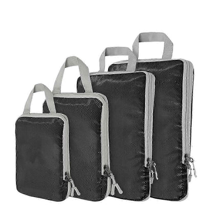 4pcs Ultralight Compression Packing Cubes for Carry-On Suitcase Travel Bags V1263-JX-4339