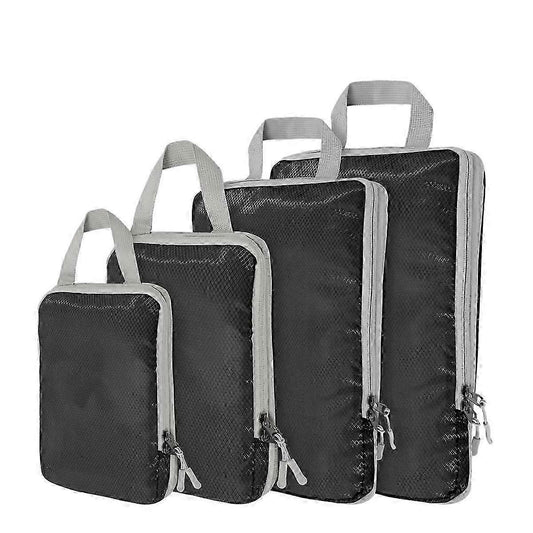 4pcs Ultralight Compression Packing Cubes for Carry-On Suitcase Travel Bags V1263-JX-4339