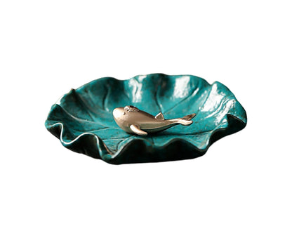 Incense Burner Handmade Decorative Ceramic Lotus Holder-I V1263-JX-434