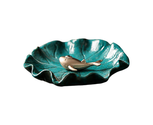 Incense Burner Handmade Decorative Ceramic Lotus Holder-I V1263-JX-434