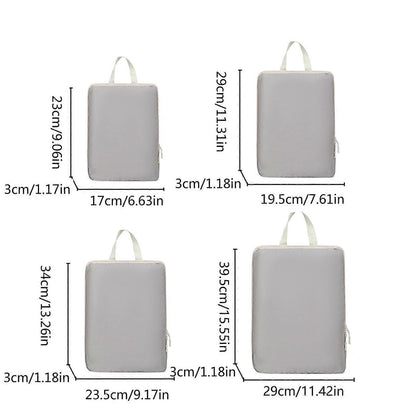 Luggage Cubes Storage Organizer Bags Travel Compression Packing Cubes Set V1263-JX-4341