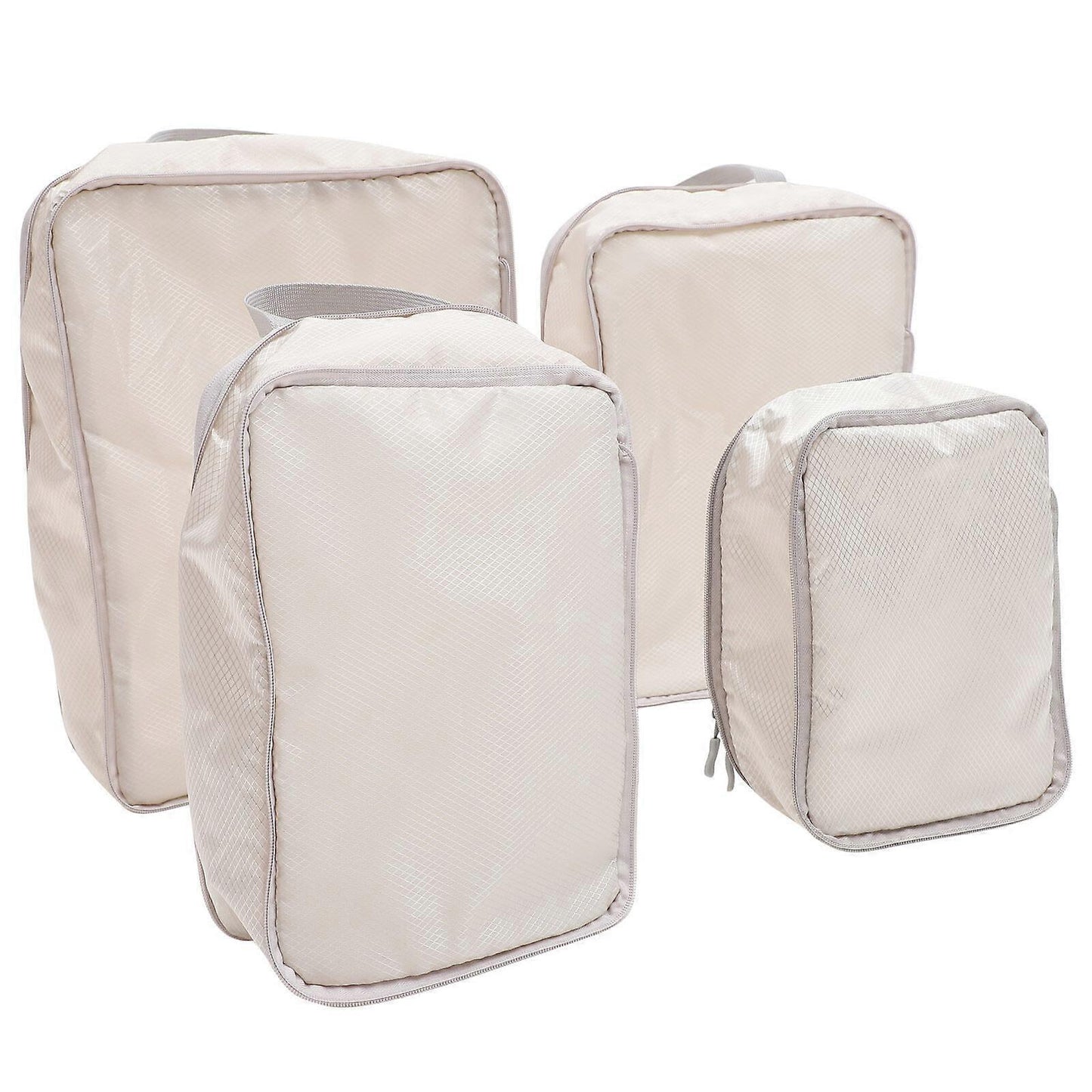 4pcs Compression Packing Cubes Travel Organizer Bags for Suitcases V1263-JX-4342