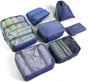 7pcs Clothes Packing Cubes Bag Set for Suitcase Storage and Organization V1263-JX-4350