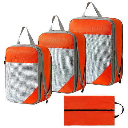 4pcs Extensible Compression Packing Cubes for Suitcases - 50% Offer V1263-JX-4351