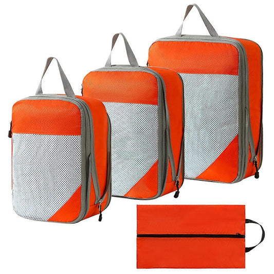4pcs Extensible Compression Packing Cubes for Suitcases - 50% Offer V1263-JX-4351