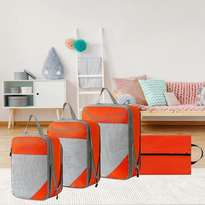 4pcs Extensible Compression Packing Cubes for Suitcases - 50% Offer V1263-JX-4351