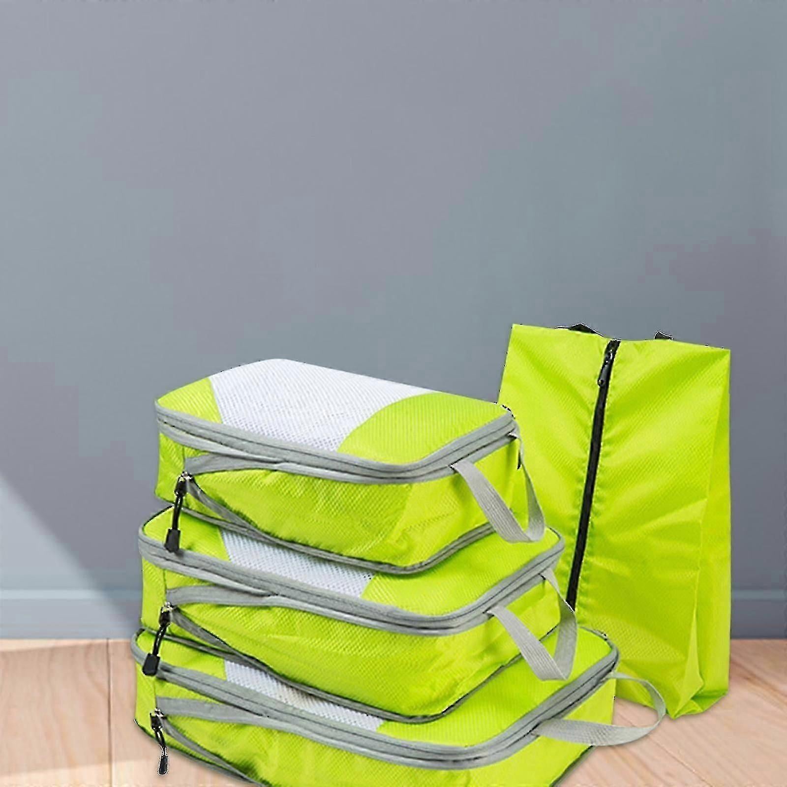 4pcs Extensible Compression Packing Cubes for Suitcases - 50% Offer V1263-JX-4353