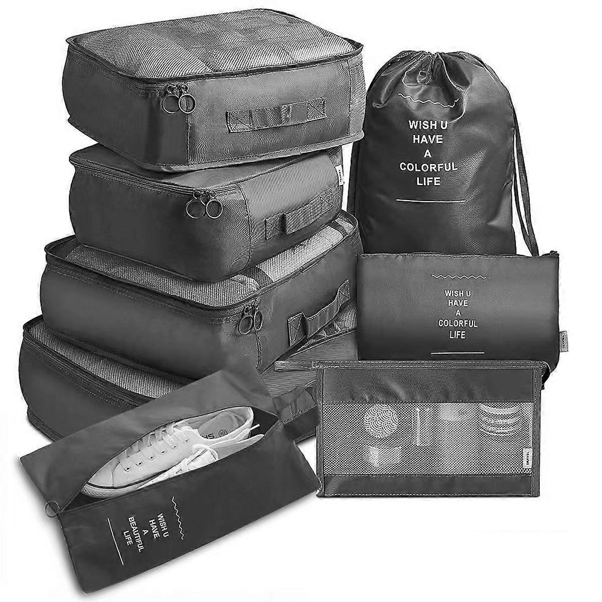 Packing Cubes for Travel, Luggage Organizers and Accessories Set V1263-JX-4354