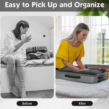 Packing Cubes for Travel, Luggage Organizers and Accessories Set V1263-JX-4354