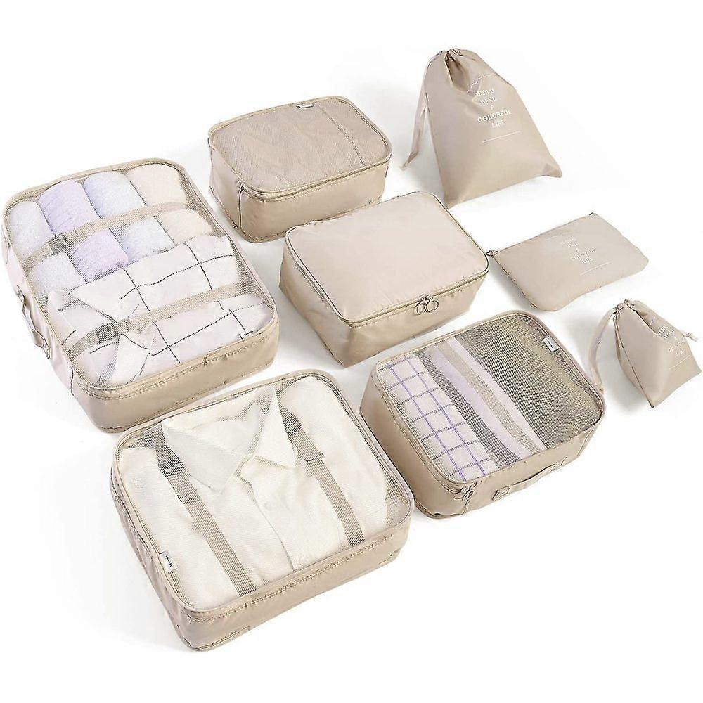 Waterproof Travel Packing Cube Suitcase Organizer Bag V1263-JX-4355