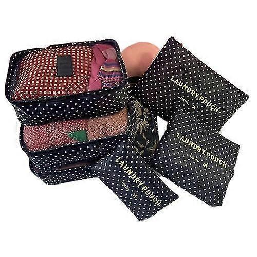 Waterproof Packing Cubes Sorting Organizer Travel Bag Set V1263-JX-4357