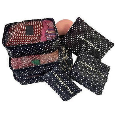 Waterproof Packing Cubes Sorting Organizer Travel Bag Set V1263-JX-4357