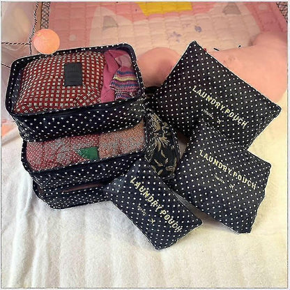 Waterproof Packing Cubes Sorting Organizer Travel Bag Set V1263-JX-4357