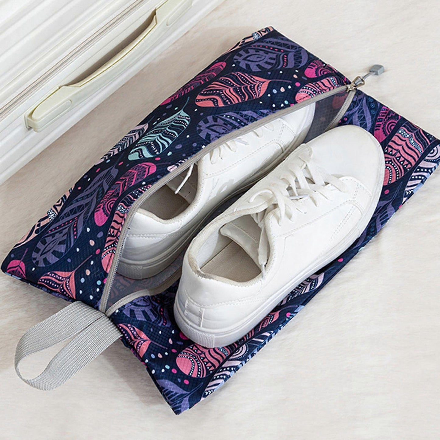 4pcs Travel & Home Packing Cubes with Printed Design for Easy Organization V1263-JX-4358
