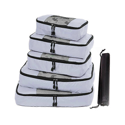5pcs Travel Packing Cubes Luggage Organizer Set for Suitcases and Bags V1263-JX-4363