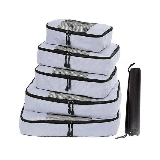 5pcs Travel Packing Cubes Luggage Organizer Set for Suitcases and Bags V1263-JX-4363