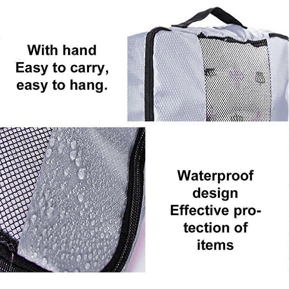 5pcs Travel Packing Cubes Luggage Organizer Set for Suitcases and Bags V1263-JX-4363