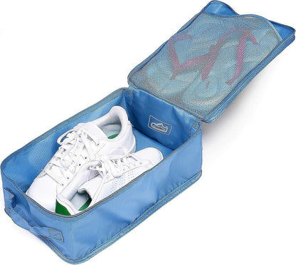 6pcs Packing Cubes with Shoe Bag Travel Organizer Set - Seablue V1263-JX-4367