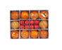 26Pcs Christmas Tree Balls Adorable Exquisite Prop-Orange V1263-JX-437