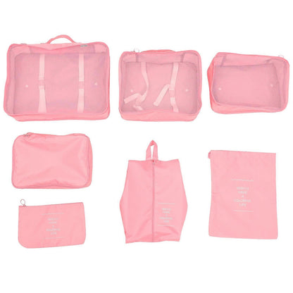 7pcs Packing Cubes Set Travel Organizer Bags for Luggage & Accessories V1263-JX-4370