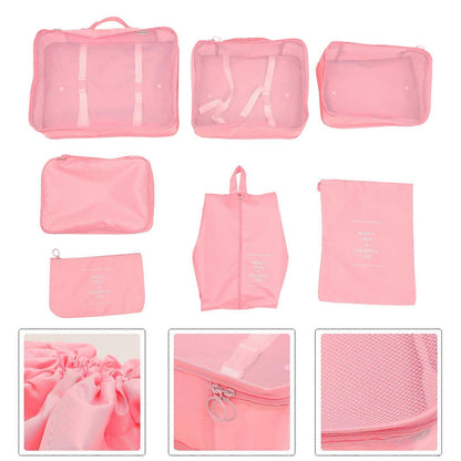 7pcs Packing Cubes Set Travel Organizer Bags for Luggage & Accessories V1263-JX-4370