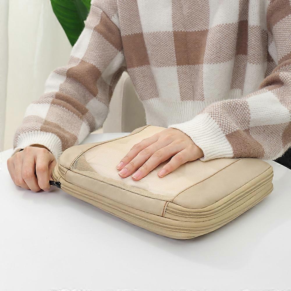 6pcs Compression Packing Cubes Type B Travel Suitcase Organizer Storage Bags V1263-JX-4372