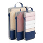 3pcs Compression Packing Cubes Lightweight Durable Organizer Gift Bags V1263-JX-4374