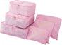 6pcs Packing Cubes Travel Storage Zip Organizers for Clothes, Socks, Underwear V1263-JX-4375