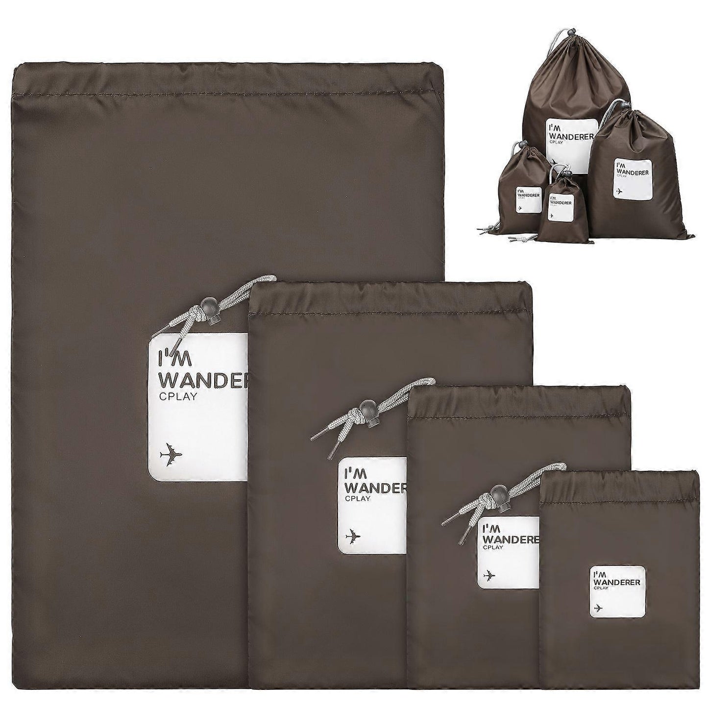 Packing Cubes Lightweight Travel Organizer Bags with Wear-Resistant Design V1263-JX-4376