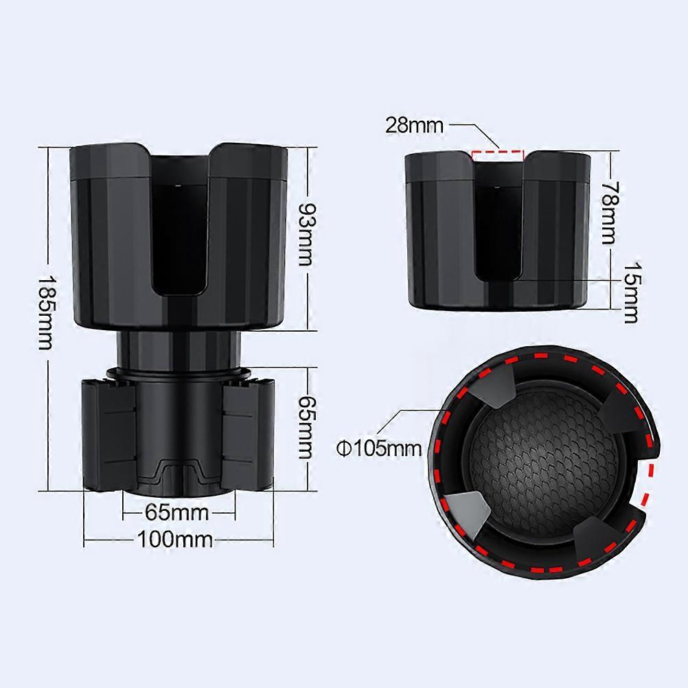 Car Cup Holder Expander Adapter - Universal Drink Holder for On-Board Use V1263-JX-4379