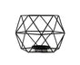 Nordic Style 3D Geometric Wrought Rack Candle Holder Candlestick Home Decoration-Black V1263-JX-438