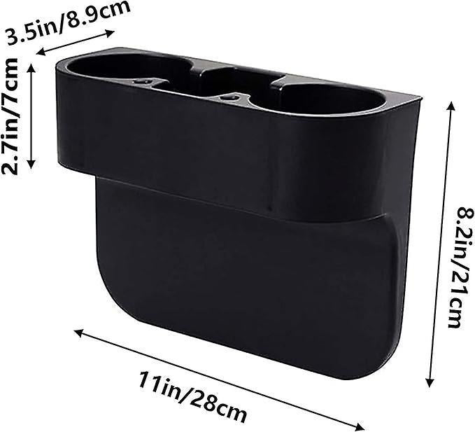 Universal Dual Car Cup Holder - Multifunctional Seat Drink Organizer Accessory V1263-JX-4380