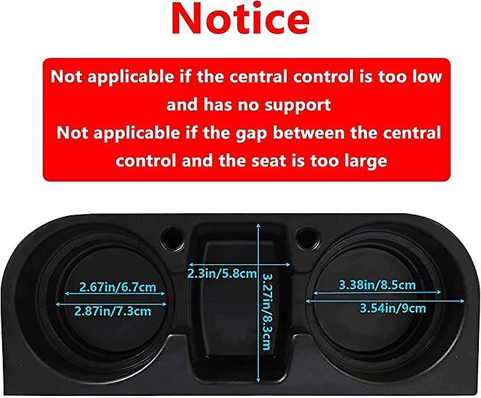 Universal Dual Car Cup Holder - Multifunctional Seat Drink Organizer Accessory V1263-JX-4380