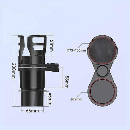 Rotatable Car Cup Holder Expander - Universal Multi-Use Drink Organizer V1263-JX-4387