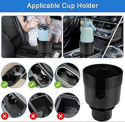 Adjustable Universal Car Cup Holder - Can Holder for Bottle/Drink, Truck Compatible Black V1263-JX-4389