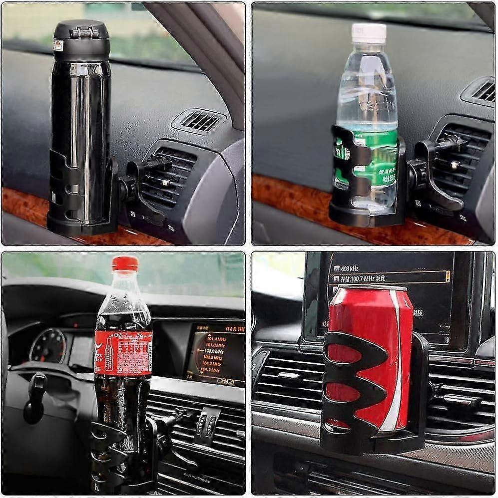 2pcs Adjustable Car Vent Cup Holders - Universal Car Drink Organizer Set V1263-JX-4393