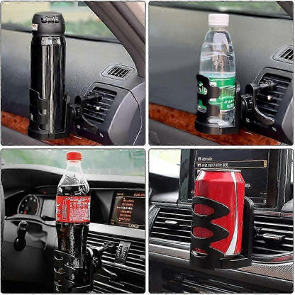 2pcs Adjustable Car Vent Cup Holders - Universal Car Drink Organizer Set V1263-JX-4393