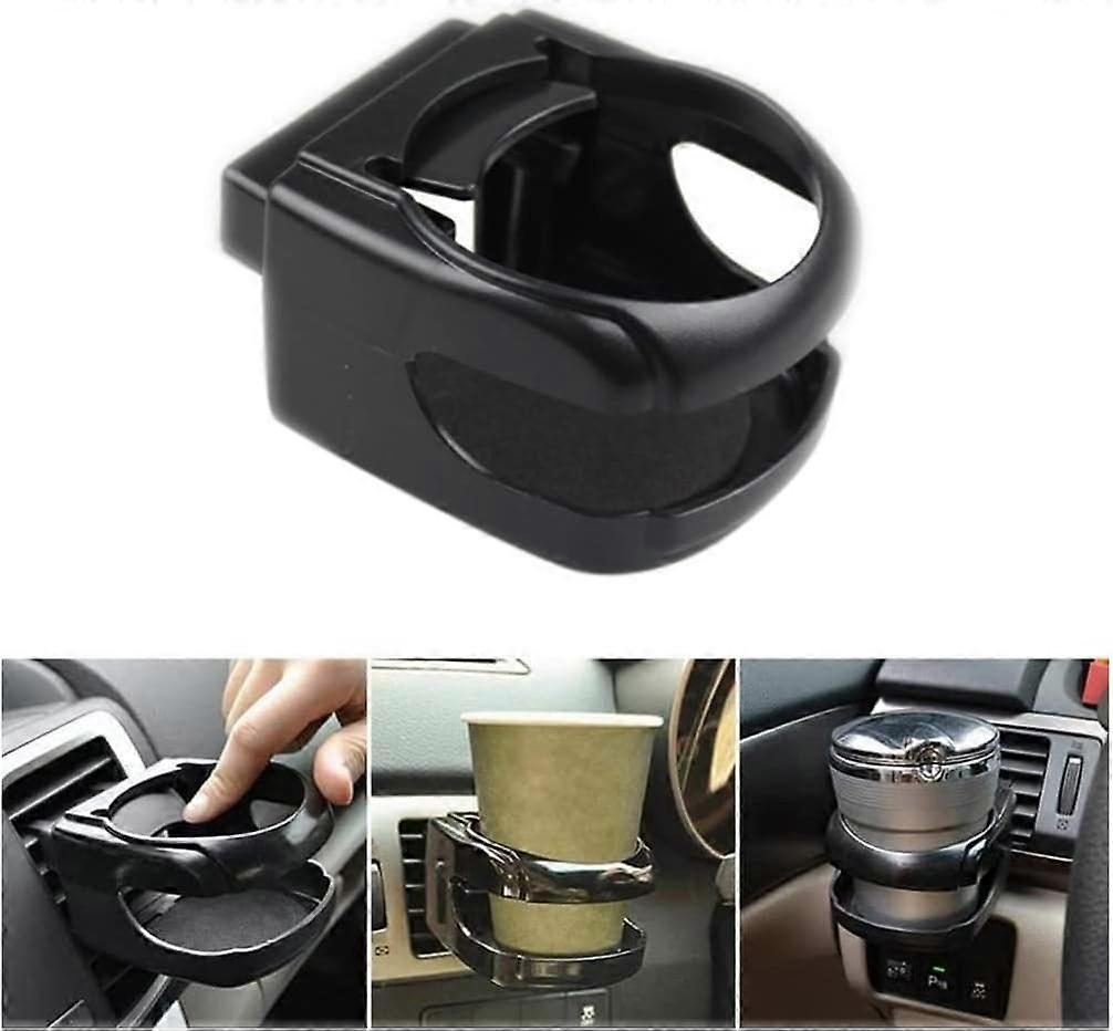 2pcs Universal A/C Vent Car Cup Holders - Adjustable Water Bottle Holder V1263-JX-4396