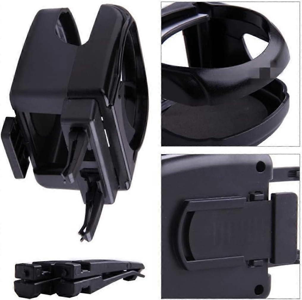 2pcs Universal A/C Vent Car Cup Holders - Adjustable Water Bottle Holder V1263-JX-4396