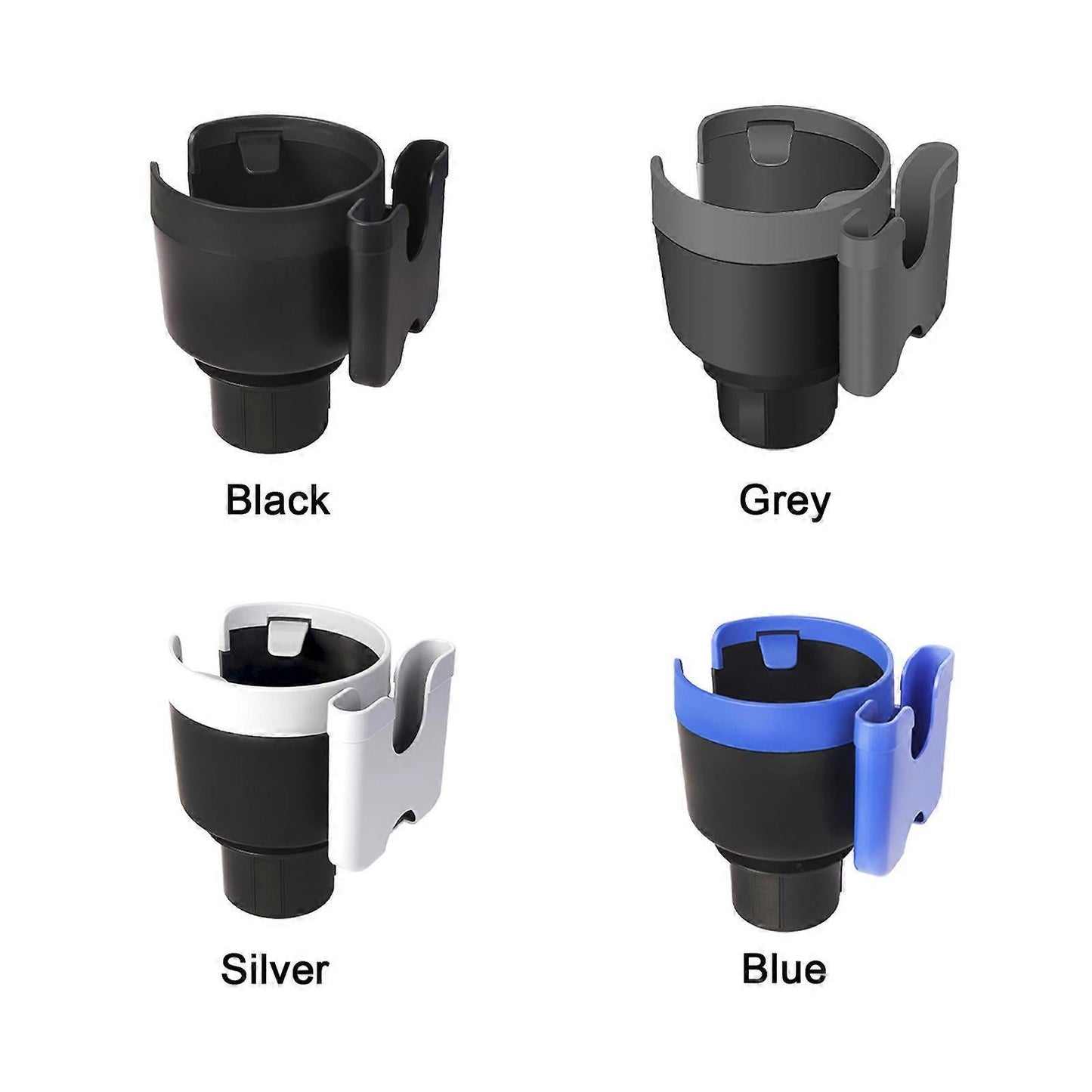 Car Cup Holder with Phone Holder - Organizer Expander in Grey Color V1263-JX-4397
